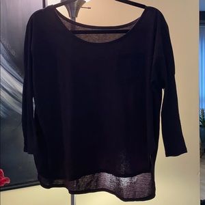 Cotton black shirt